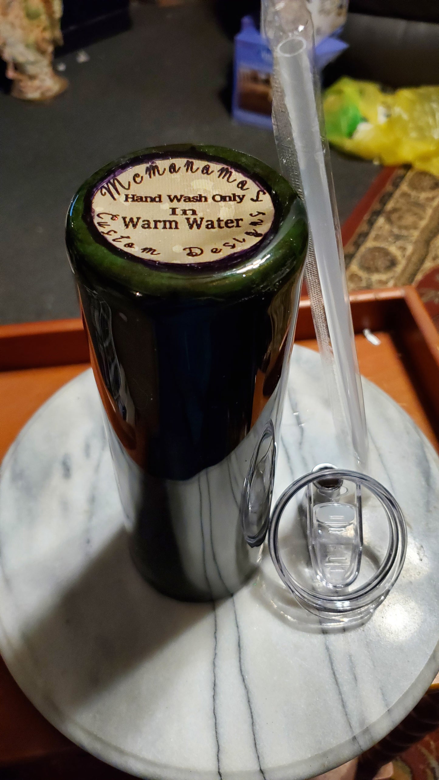 30oz what you looking at stainless steel hogg tumbler cup